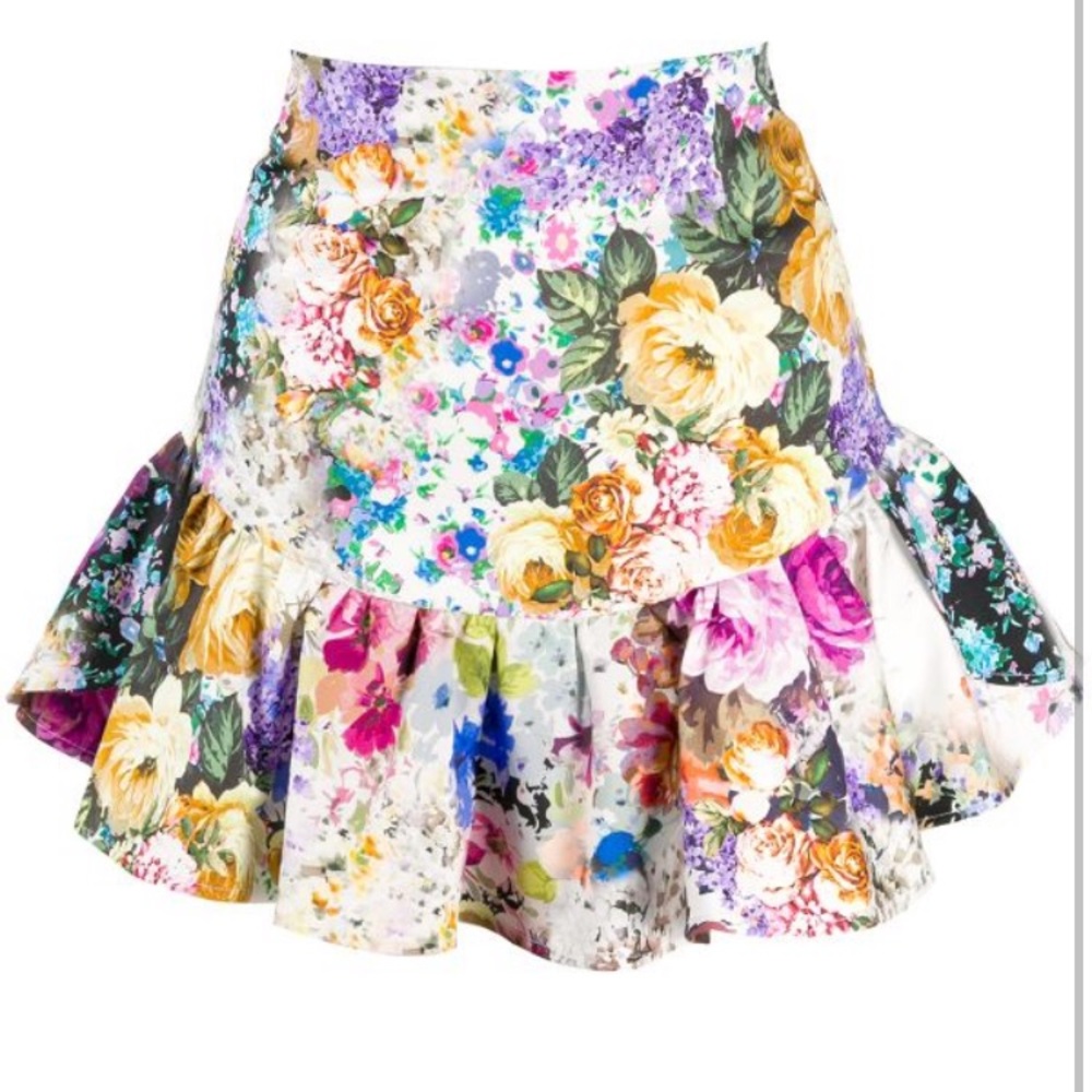 Forte Dei Marmi Couture floral pritn mini skirt
